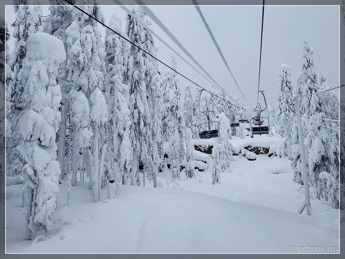 Горнолыжные подъёмники в Коли