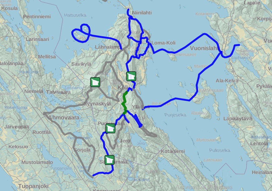 Самая длинная непрерывная освещенная лыжня в Финляндии