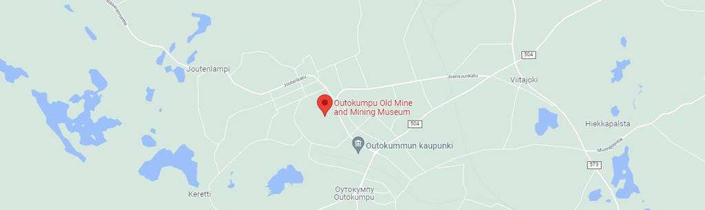 Музей шахты в Оутокумпу на карте