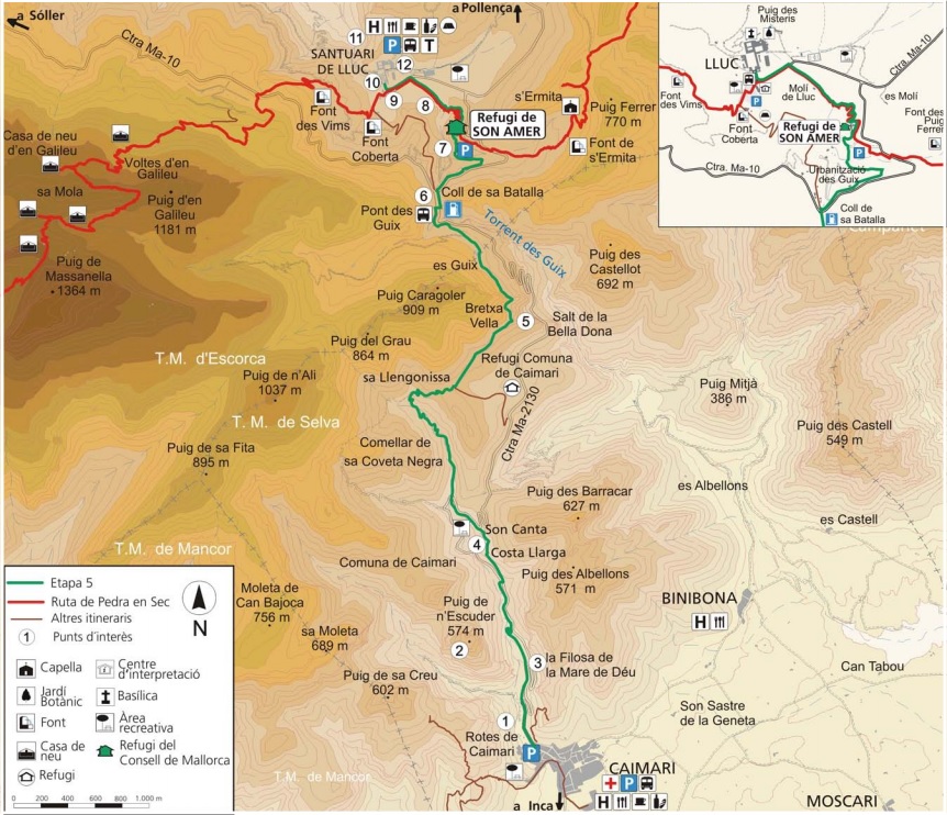 Паломническая тропа из Каймари в Льюк